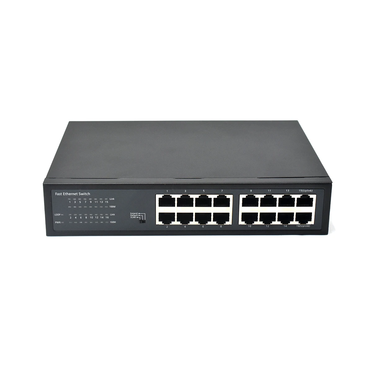 Hotsale Unmanaged Hub network switch 100M trillion 16 Port Ethernet steel shell case Switch with Metal Housing
Hotsale Unmanaged Hub network switch 100M trillion 16 Port Ethernet steel shell case Switch with Metal Housing