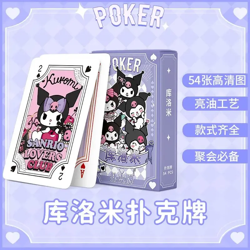 

Sanrio Kuromi Hellokitty, Мультяшные японские игральные карты, конфетная игра, игральные карты, кавайное студенческое общежитие