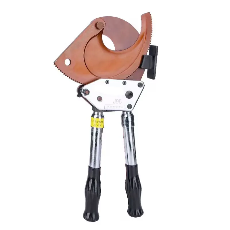 J95 Cable Cutternew Ratchet Cable Scissors 3 * 188 Mm2 or Diameter 95Mm Following Copper Aluminum Core Armored Cable Scissors
J95 Cable Cutternew Ratchet Cable Scissors 3 * 188 Mm2 or Diameter 95Mm Following Copper Aluminum Core Armored Cable Scissors