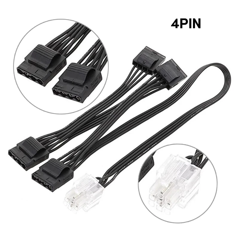 Модульный кабель серии 9 Pin для разъема источника питания Molex 4PIN D типа X4 X3 идеально подходит для Super Flower LEADEX G650
Модульный кабель серии 9 Pin для разъема источника питания Molex 4PIN D типа X4 X3 идеально подходит для Super Flower LEADEX G650