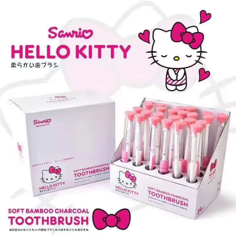 Cute Hello Kittys Cinnamorolls Kuromis My Melodys Toothbrush Cartoon Children's Adult Home Toothbrush Cleaning Toothcare Gift
Cute Hello Kittys Cinnamorolls Kuromis My Melodys Toothbrush Cartoon Children's Adult Home Toothbrush Cleaning Toothcare Gift