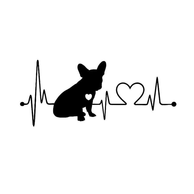 Car Stickers Personality Heartbeat French Bulldog Vinyl Decals Car Motorcycle Bumper Body Rear Window Decorative Decals,18CM*8CM
Car Stickers Personality Heartbeat French Bulldog Vinyl Decals Car Motorcycle Bumper Body Rear Window Decorative Decals,18CM*8CM