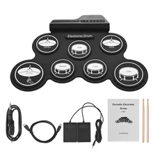 Electronic Hand Roll Up Drum Kit Digital 7 Pad With Drumsticks Foot Pedals Drum Sticks USB Cable Simulate Real Percussion Parts
Electronic Hand Roll Up Drum Kit Digital 7 Pad With Drumsticks Foot Pedals Drum Sticks USB Cable Simulate Real Percussion Parts