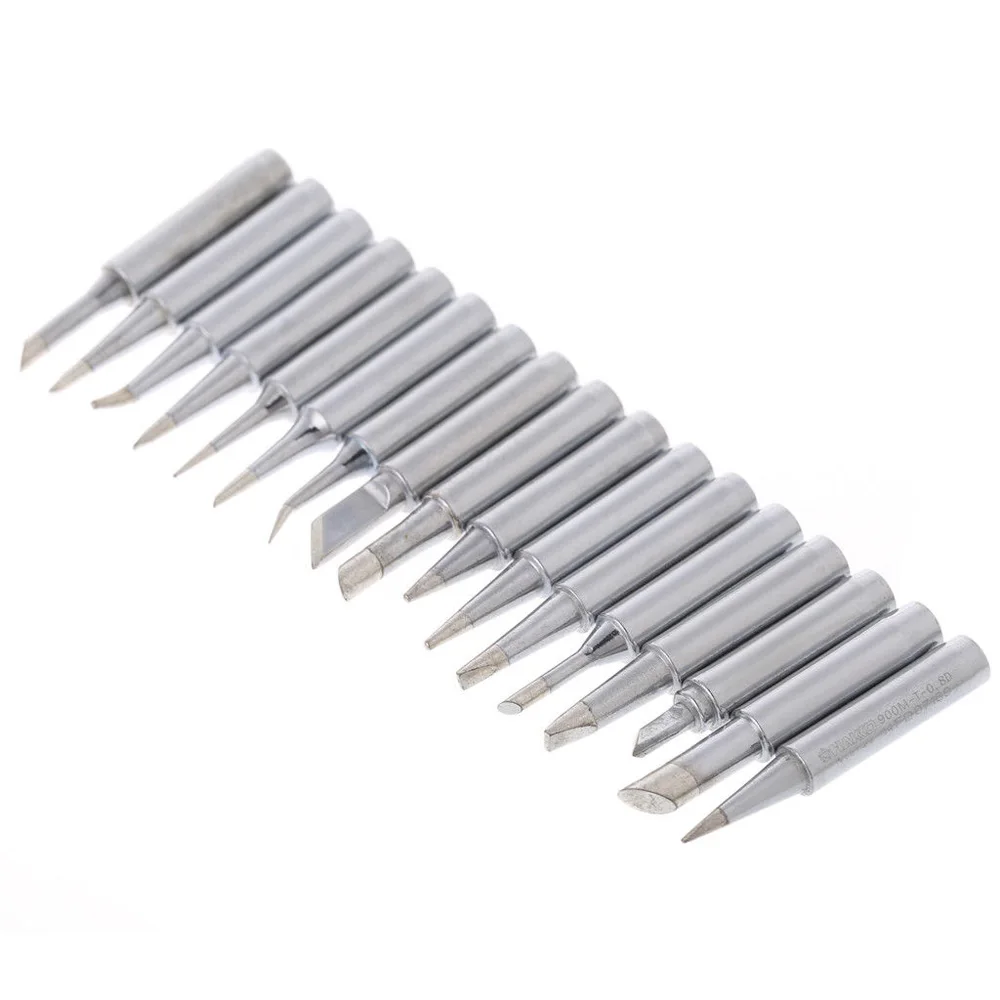17Pcs Lead-Free Soldering Iron Tip 900M-T For HAKKO 936 YIHUA Hakko Atten Quick Saike Kada Aoyue And Other Brand Iron Station
17Pcs Lead-Free Soldering Iron Tip 900M-T For HAKKO 936 YIHUA Hakko Atten Quick Saike Kada Aoyue And Other Brand Iron Station