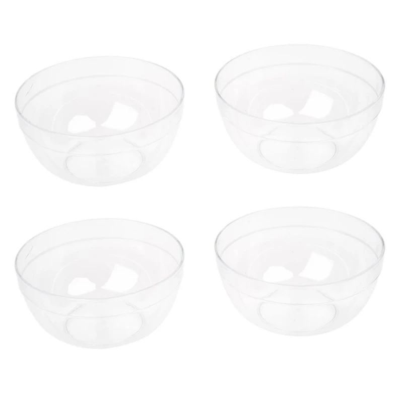 

Women 9Cm X 4.5Cm DIY Facial Clear Plastic Mask Bowl Mixer Holder 8Pcs