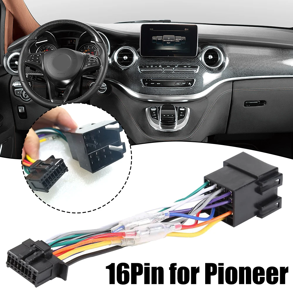 16 Pin Car Radio Wiring Harness Connector Adaptor Cable For Pioneer DEH Radio 2003-on For MVH Radio Wiring Harness Connector
16 Pin Car Radio Wiring Harness Connector Adaptor Cable For Pioneer DEH Radio 2003-on For MVH Radio Wiring Harness Connector