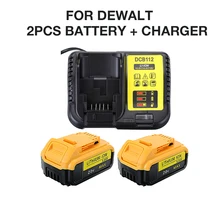 20V Battery For Dewalt Electric Drills Rechargeable With Charger Li-Ion Batteries Replacement DCB185 DCB203 DCB206 DCB181 DCB184
20V Battery For Dewalt Electric Drills Rechargeable With Charger Li-Ion Batteries Replacement DCB185 DCB203 DCB206 DCB181 DCB184