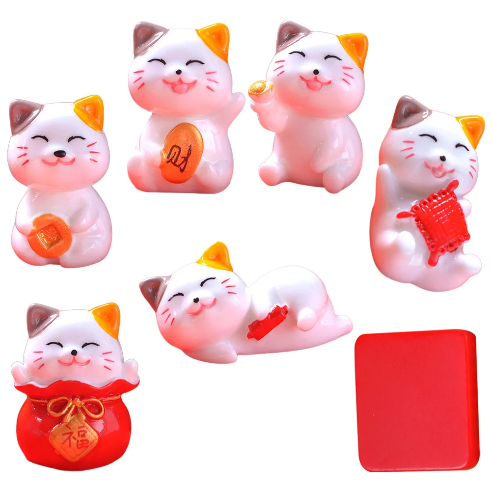 Mini Lucky Cat Micro Landscape Ornament Animal Figurine Decor Miniatures Adorn Garden Tiny Statues Tabletop
Mini Lucky Cat Micro Landscape Ornament Animal Figurine Decor Miniatures Adorn Garden Tiny Statues Tabletop