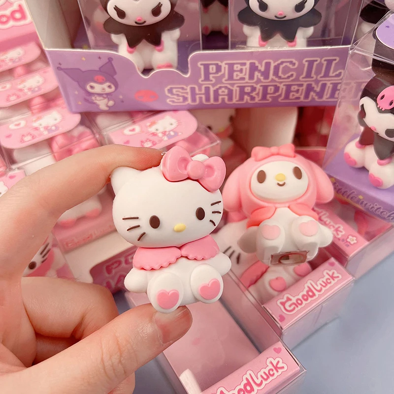 1 шт. Sanrio my melody Hello Kitty точилка для карандашей ластик 2 в 1 Изысканный мультяшный милый канцелярские принадлежности для девочек школьные принадлежности
1 шт. Sanrio my melody Hello Kitty точилка для карандашей ластик 2 в 1 Изысканный мультяшный милый канцелярские принадлежности для девочек школьные принадлежности