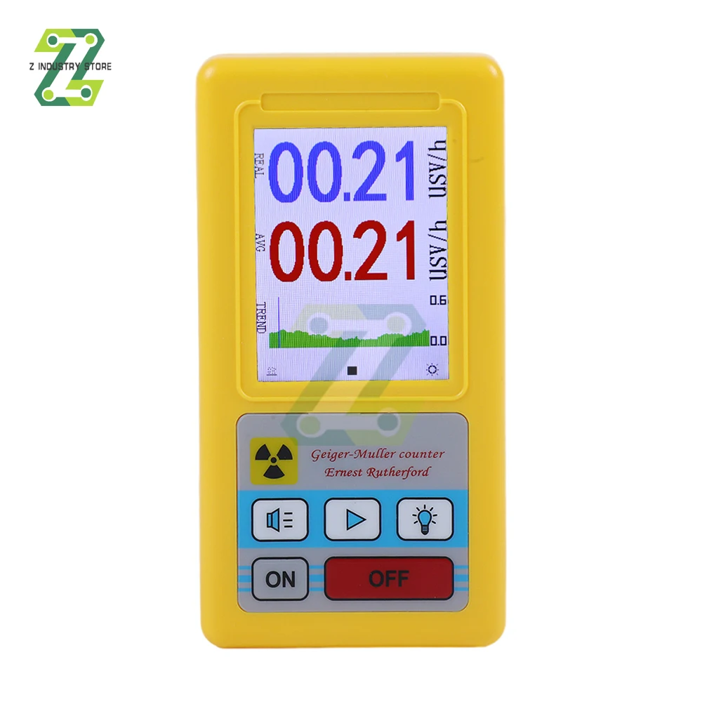 

BR-6 Geiger Counter Nuclear Radiation Detector Personal Dosimeter X-ray Beta Gamma Detector LCD Radioactive Tester Tool