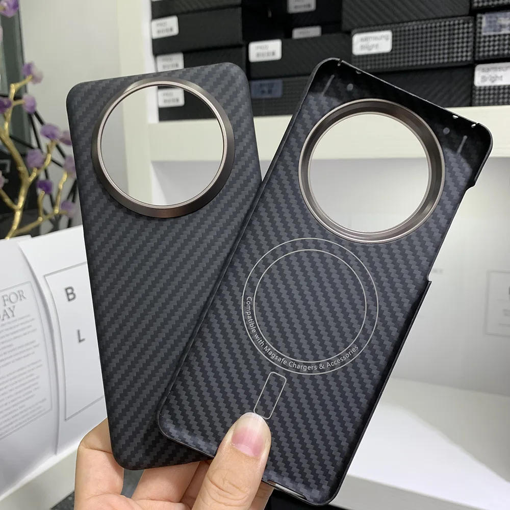 For Huawei Mate 60 Pro Plus 600D 1500D Black Magsafe Magnetic Real Aramid Carbon Fiber Case Ultra-thin Lightweight Phone Cover
For Huawei Mate 60 Pro Plus 600D 1500D Black Magsafe Magnetic Real Aramid Carbon Fiber Case Ultra-thin Lightweight Phone Cover