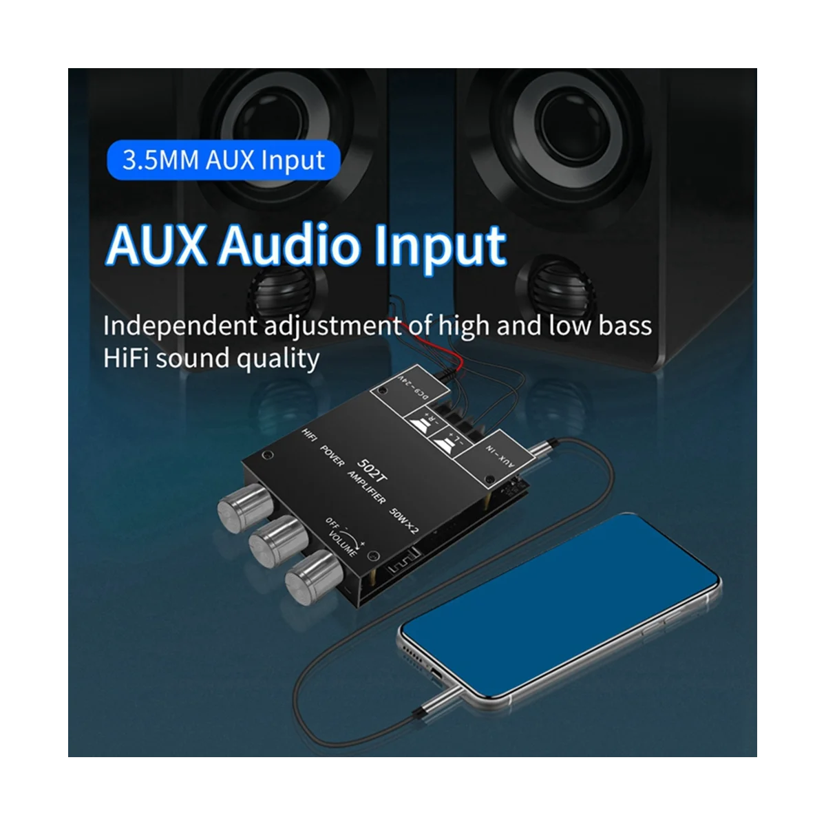 ZK-502T Audio Bluetooth 5,0 Плата усилителя аудиоресивера 50Wx 2 беспроводной мощный цифровой AUX Amp модуль бас и высокие частоты
ZK-502T Audio Bluetooth 5,0 Плата усилителя аудиоресивера 50Wx 2 беспроводной мощный цифровой AUX Amp модуль бас и высокие частоты