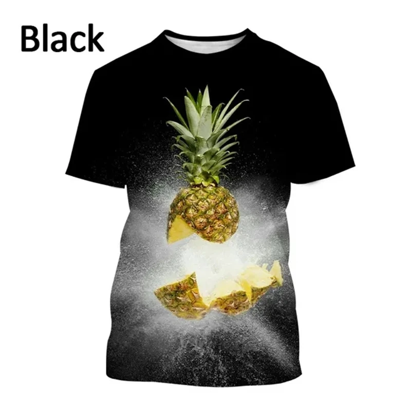 Summer New Pineapple Pattern 3D Printing Short-sleeved Breathable T Shirt Men's Women's Tropical Fruit Graphic Streetwear Tops
Summer New Pineapple Pattern 3D Printing Short-sleeved Breathable T Shirt Men's Women's Tropical Fruit Graphic Streetwear Tops