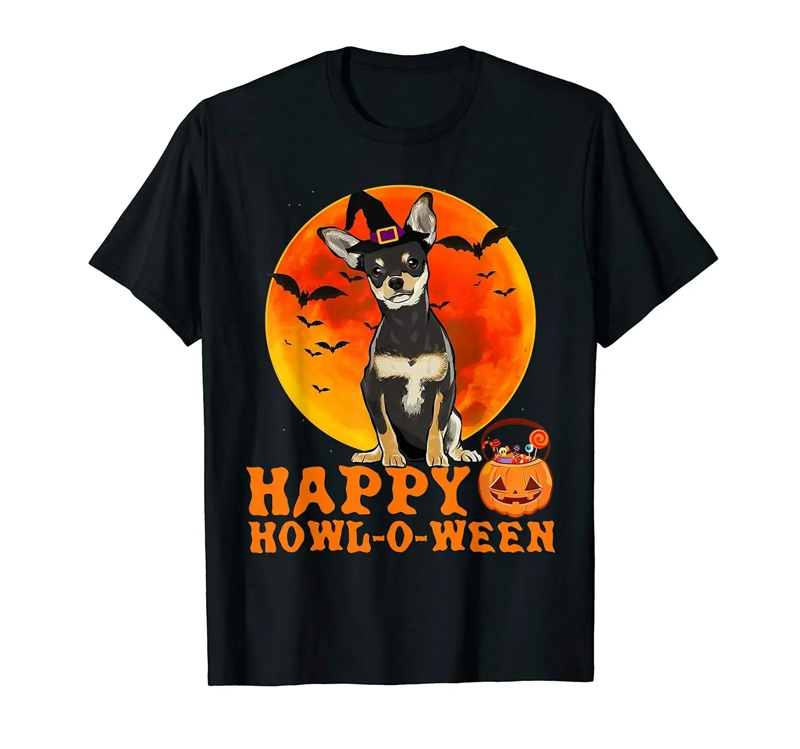 Футболка Happy Howl-o-ween с забавным чихуахуа, ведьмой, собакой на Хэллоуин, 100% хлопок, круглый вырез, короткий рукав, повседневная мужская футболка, размер S-3XL
Футболка Happy Howl-o-ween с забавным чихуахуа, ведьмой, собакой на Хэллоуин, 100% хлопок, круглый вырез, короткий рукав, повседневная мужская футболка, размер S-3XL