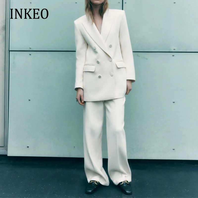 Женский винтажный двубортный Блейзер, жилет и брюки, комплект из трех предметов, элегантная бежевая офисная одежда для женщин, INKEO 3O014, весна 2023
Женский винтажный двубортный Блейзер, жилет и брюки, комплект из трех предметов, элегантная бежевая офисная одежда для женщин, INKEO 3O014, весна 2023