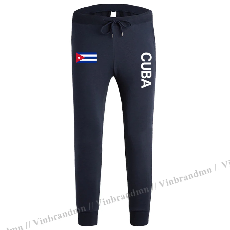 

Cuba Cuban CU CUB mens pants joggers jumpsuit sweatpants track sweat fitness sporting tactical casual nation country leggin NEW