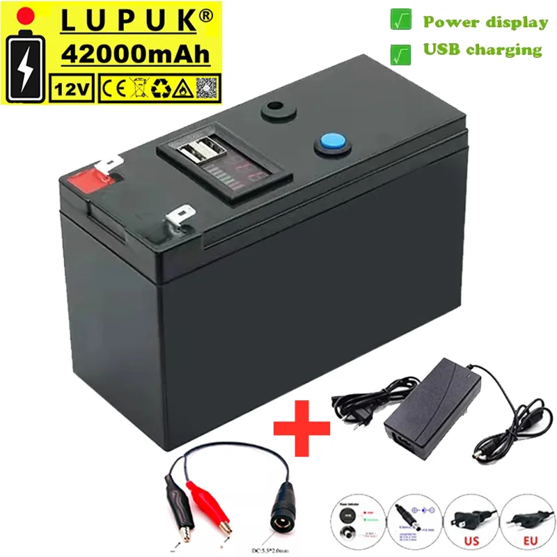 12V lithium-ion battery pack, 3S6P, 42000mAh/56000mAh, suitable for solar or outdoor reserve batteries+12.6v3A charger
12V lithium-ion battery pack, 3S6P, 42000mAh/56000mAh, suitable for solar or outdoor reserve batteries+12.6v3A charger