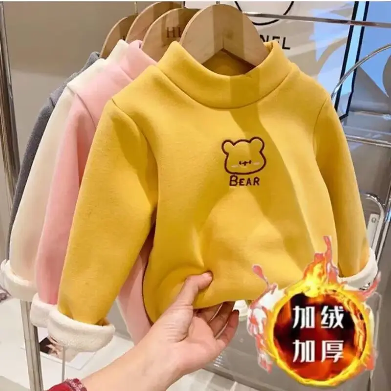 Boys and girls autumn and winter plus velvet base shirt new style western-style top for baby girls to keep warm in winter and we
Boys and girls autumn and winter plus velvet base shirt new style western-style top for baby girls to keep warm in winter and we