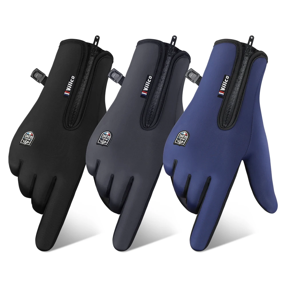 Outdoor Cycling Gloves Winter Warm Waterproof Motorcycle Gloves Touchscreen Thermal Gloves for Running Bike Bicycle Ski Hiking
Outdoor Cycling Gloves Winter Warm Waterproof Motorcycle Gloves Touchscreen Thermal Gloves for Running Bike Bicycle Ski Hiking