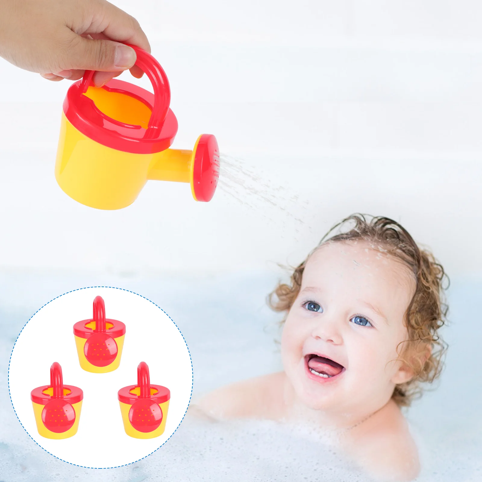 

Baby Bath Toy Shampoo Cup Washing Hair Cup Garden Watering Pot Swimming Pool Water Container Kids Beach Flower Pots For Kids