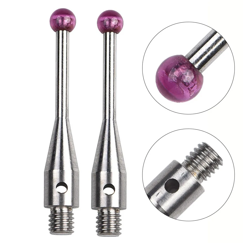 2pcs A-5000-3553 CMM Touch Probe Stylus M3 Thread Shank 21mm Long Stainless Steel Stem Ouch Probe Stylus CMM Machines
2pcs A-5000-3553 CMM Touch Probe Stylus M3 Thread Shank 21mm Long Stainless Steel Stem Ouch Probe Stylus CMM Machines