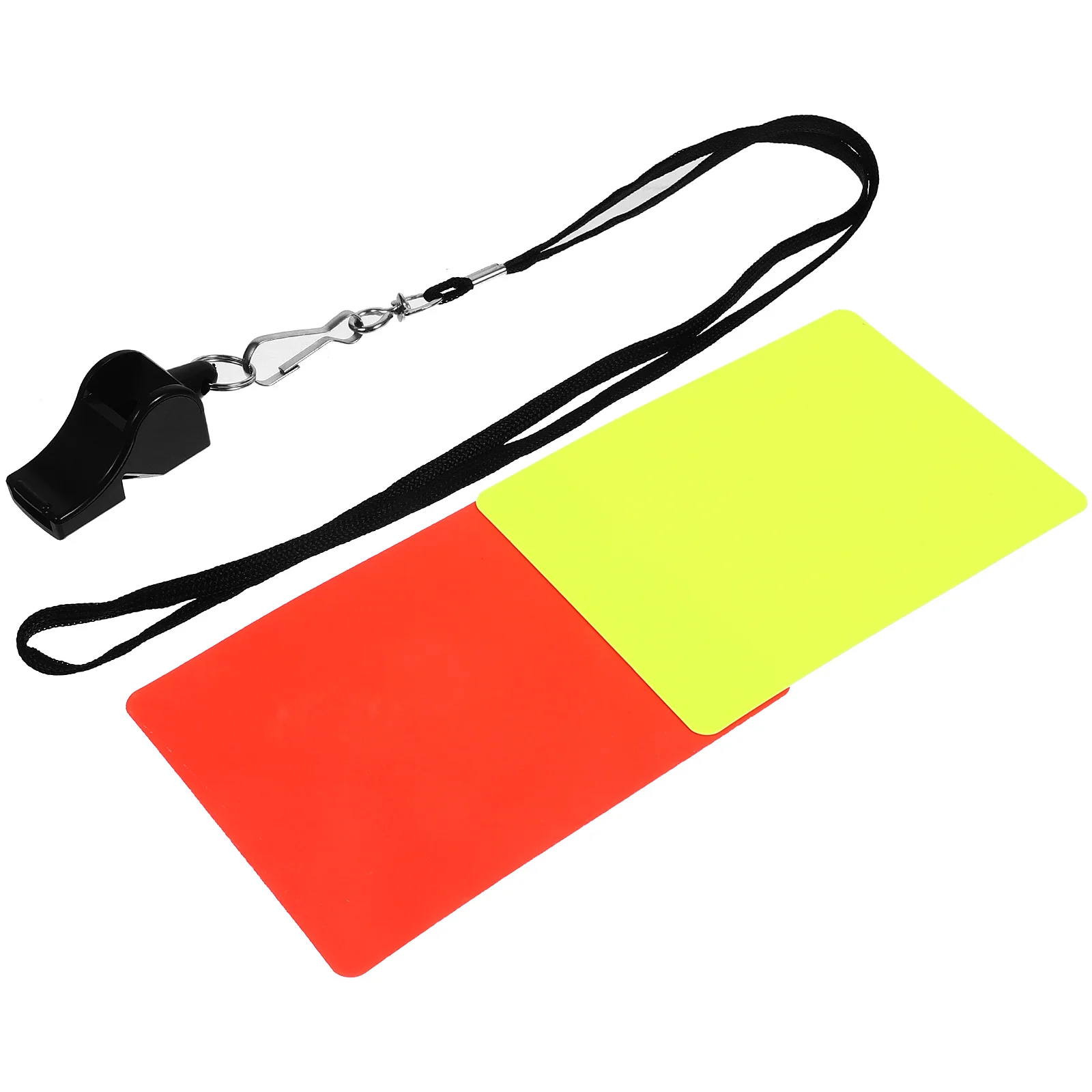 Football Match Referee Red and Yellow Card Whistle Set Soccer Cards Sports Kit Portable Wallet For Multifunction
Football Match Referee Red and Yellow Card Whistle Set Soccer Cards Sports Kit Portable Wallet For Multifunction