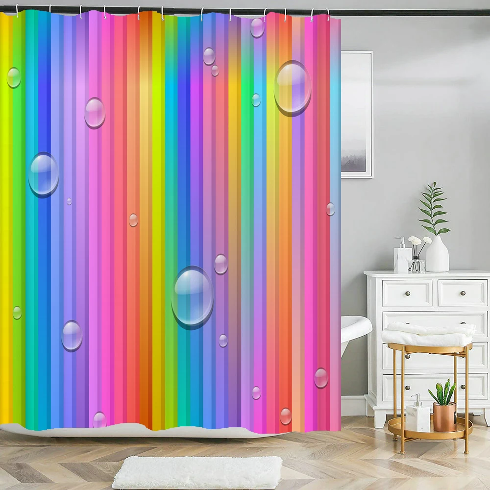 Modern Shower Curtain Colorful Geometric Waterproof Bath Curtains Bathroom For Bathtub Bathing Screen Large Wide 12pcs Hooks
Modern Shower Curtain Colorful Geometric Waterproof Bath Curtains Bathroom For Bathtub Bathing Screen Large Wide 12pcs Hooks