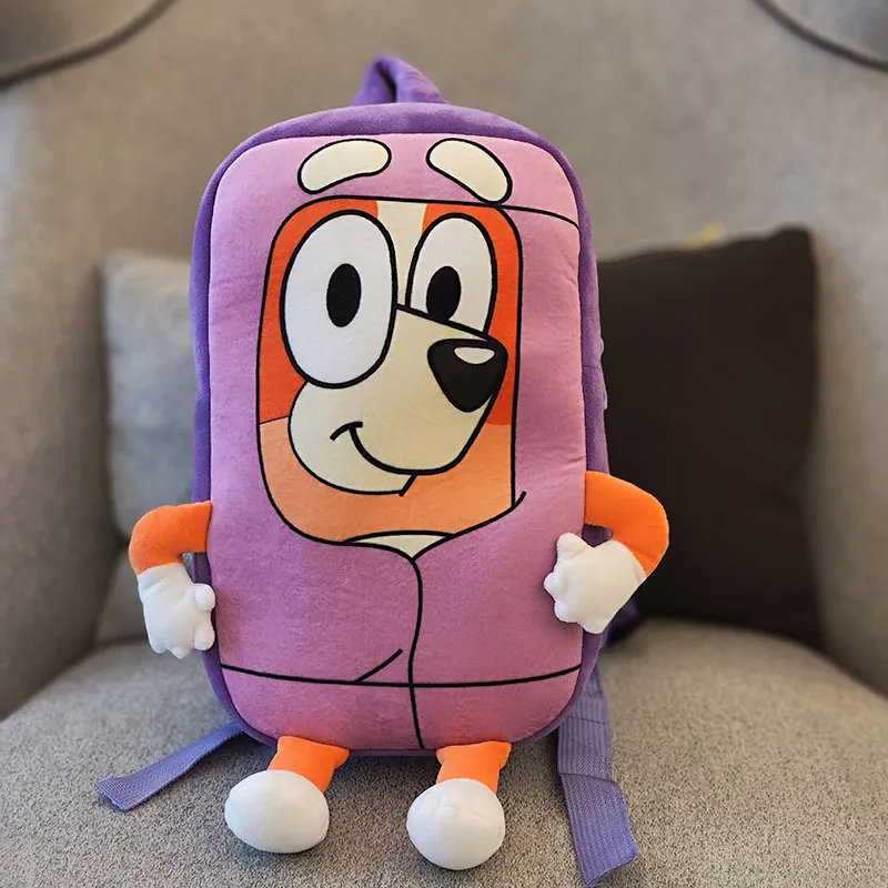 Bluey Kawaii Plush Backpack Baby Children Kindergarten Children Cartoon Cute Blue Dog Schoolbag Boy And Girl Gifts To School
Bluey Kawaii Plush Backpack Baby Children Kindergarten Children Cartoon Cute Blue Dog Schoolbag Boy And Girl Gifts To School