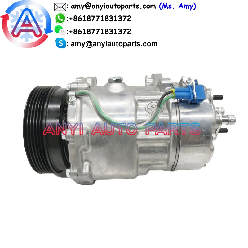 Автомобильный Компрессор кондиционера 1J0820803A 1J0820805 Sanden 7V16 1221 1206 SD7V16 6PK для Audi A3 POLO III Seat Skoda VW GOLF
Автомобильный Компрессор кондиционера 1J0820803A 1J0820805 Sanden 7V16 1221 1206 SD7V16 6PK для Audi A3 POLO III Seat Skoda VW GOLF