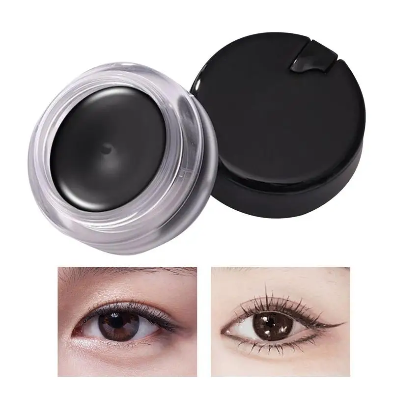 Gel Liner Eyeliner Waterproof Black Eyeliner Long Lasting Cream Eyeliner Gel High Pigmented Smudge-Proof Eye Liner Makeup Glide
Gel Liner Eyeliner Waterproof Black Eyeliner Long Lasting Cream Eyeliner Gel High Pigmented Smudge-Proof Eye Liner Makeup Glide