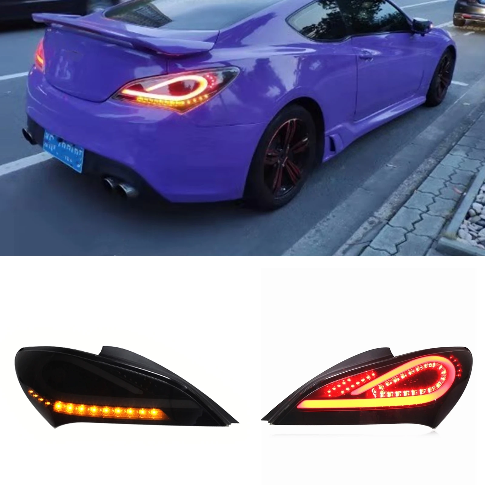 For Hyundai Genesis Coupe 2009-2016 Black Car Trunk Lid Side Boot Signal Taillight Taillamp Bulb LED Rear Tail Light Brake Lamp
For Hyundai Genesis Coupe 2009-2016 Black Car Trunk Lid Side Boot Signal Taillight Taillamp Bulb LED Rear Tail Light Brake Lamp