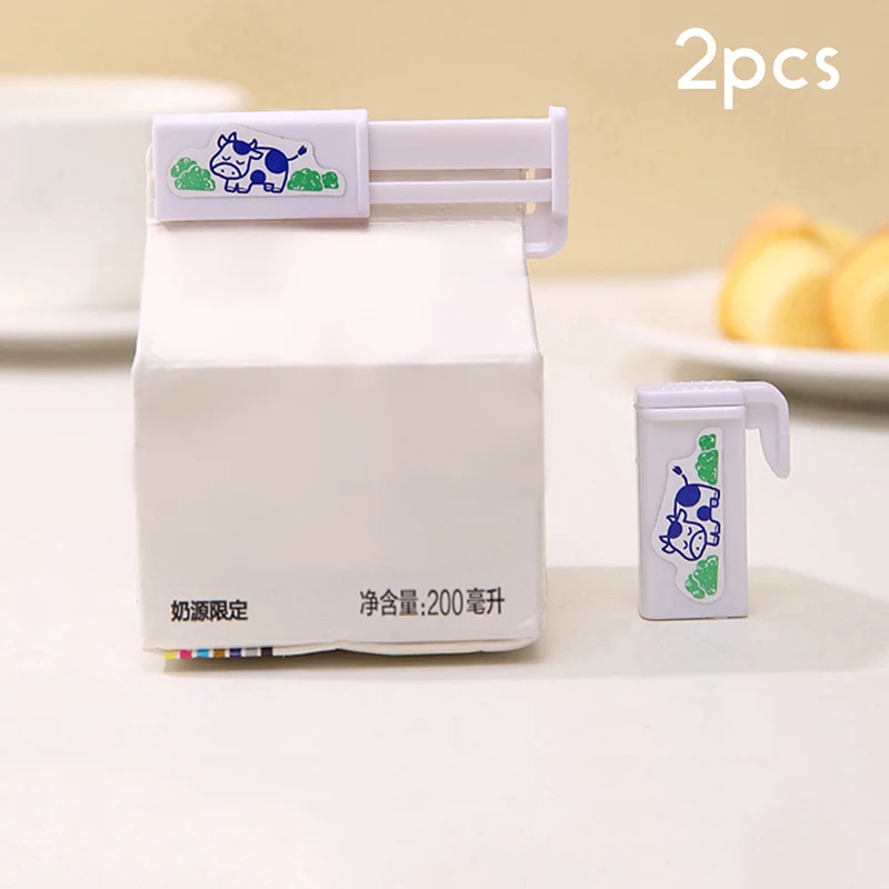 2PC Plastic Japan Style Milk Carton Sealing Clip Boxed Beverage Sealed Clamp Snack Bag Sealing Clips Household Food Sealing Clip
2PC Plastic Japan Style Milk Carton Sealing Clip Boxed Beverage Sealed Clamp Snack Bag Sealing Clips Household Food Sealing Clip