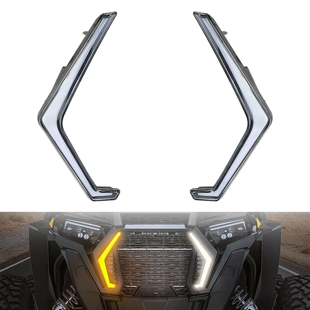 1 Pair Front LED Turn Signal Accent Lights For RZR RS1 Turbo XP 4 1000 2019 2020 2021
1 Pair Front LED Turn Signal Accent Lights For RZR RS1 Turbo XP 4 1000 2019 2020 2021