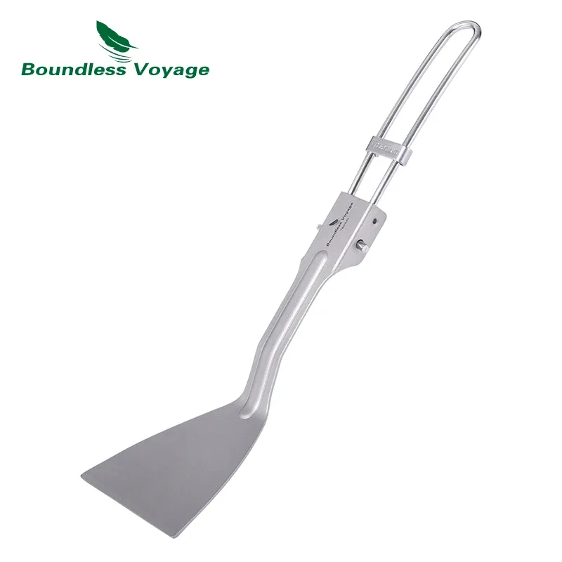 Boundless Voyage Ultralight Titanium Frying Spatula Beefsteak Steak Shovel Kitchen with Folding Handle Cooking Flat Spatulas
Boundless Voyage Ultralight Titanium Frying Spatula Beefsteak Steak Shovel Kitchen with Folding Handle Cooking Flat Spatulas