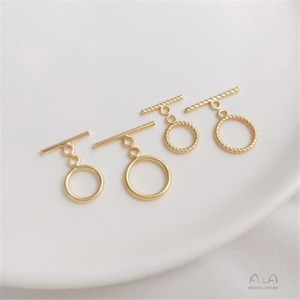 American 14K Gold Color fans you small OT buckle end buckle DIY chain bracelet necklace first accessories connection accessorie
American 14K Gold Color fans you small OT buckle end buckle DIY chain bracelet necklace first accessories connection accessorie