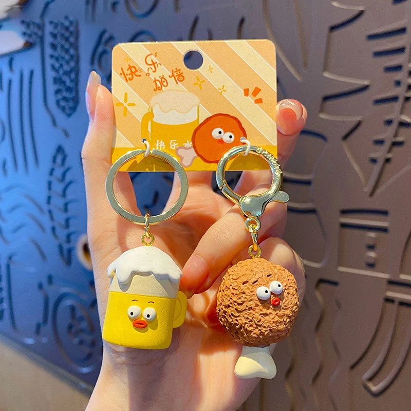 Little Rabbit keychains Radish Chicken Leg Burger Keychain Creative Cartoon Exquisite Couple School Cute Girl Holiday Gifts 장난감
Little Rabbit keychains Radish Chicken Leg Burger Keychain Creative Cartoon Exquisite Couple School Cute Girl Holiday Gifts 장난감