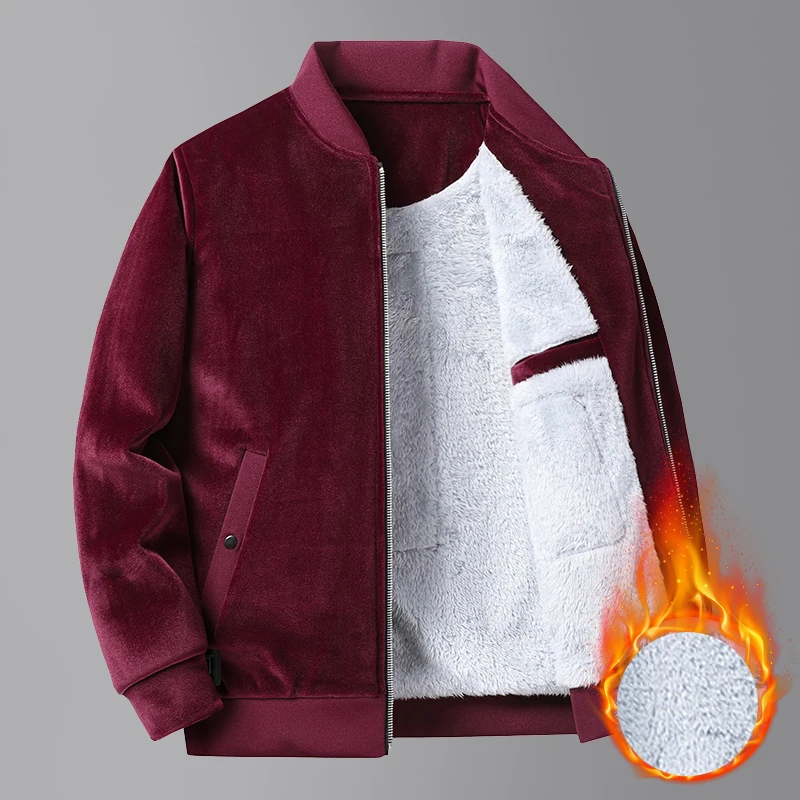 Winter Jacket Men Windproof Fleece Warm Thick Jackets Coat Mens Fashion Brand Clothing Coats Solid Casual Parka Male Windbreaker 
Winter Jacket Men Windproof Fleece Warm Thick Jackets Coat Mens Fashion Brand Clothing Coats Solid Casual Parka Male Windbreaker
