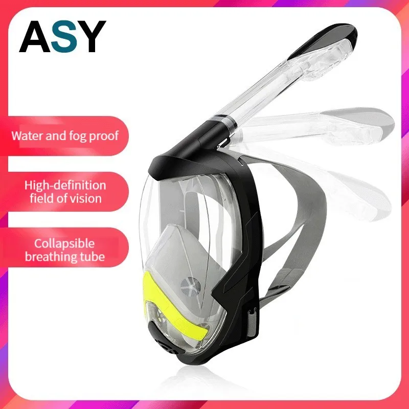 Full Face Snorkeling Swimming Diving Mask Anti Fog Scuba Equipment Full Dry Comfortable Fit Adult Underwater Goggles
Full Face Snorkeling Swimming Diving Mask Anti Fog Scuba Equipment Full Dry Comfortable Fit Adult Underwater Goggles