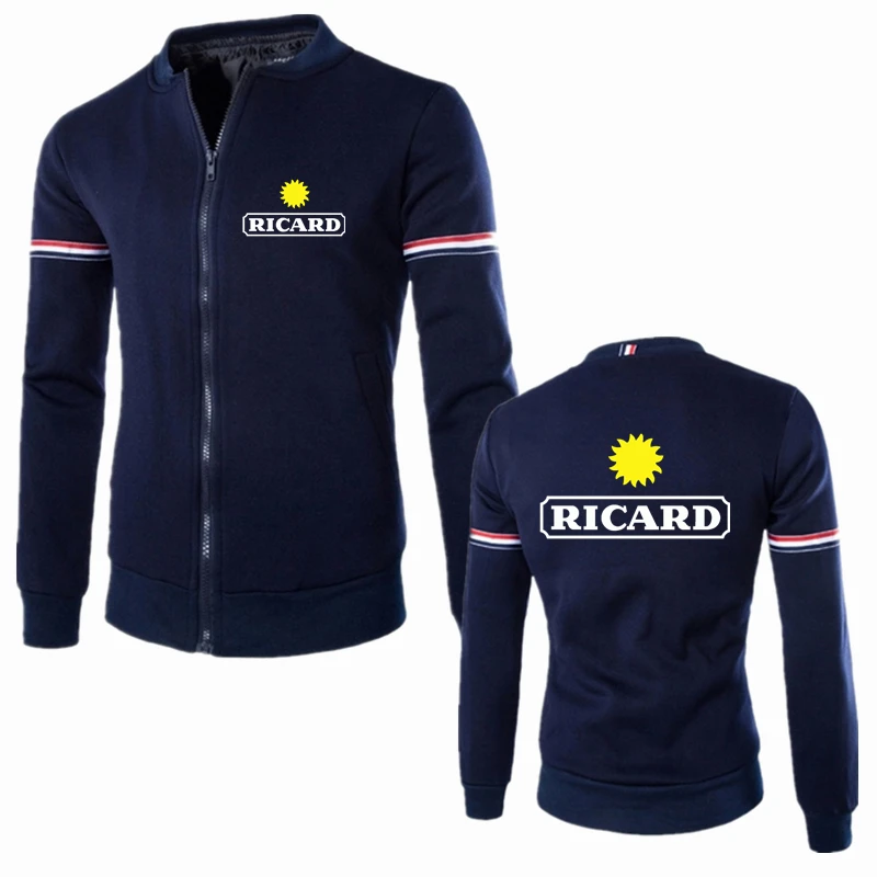 2023 New RICARD Logo Printed Customizable Solid Color Men Zipper Jacket Cardigan Top Slim Elasticity Warm Fashion Man Streetwear
2023 New RICARD Logo Printed Customizable Solid Color Men Zipper Jacket Cardigan Top Slim Elasticity Warm Fashion Man Streetwear