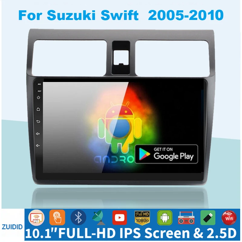 2+32G Android 10.0 Car Radio Bluetooth Stereo For Suzuki Swift 2005 2006 2007 2008-2010 2Din GPS Navigation Multimedia Player
2+32G Android 10.0 Car Radio Bluetooth Stereo For Suzuki Swift 2005 2006 2007 2008-2010 2Din GPS Navigation Multimedia Player