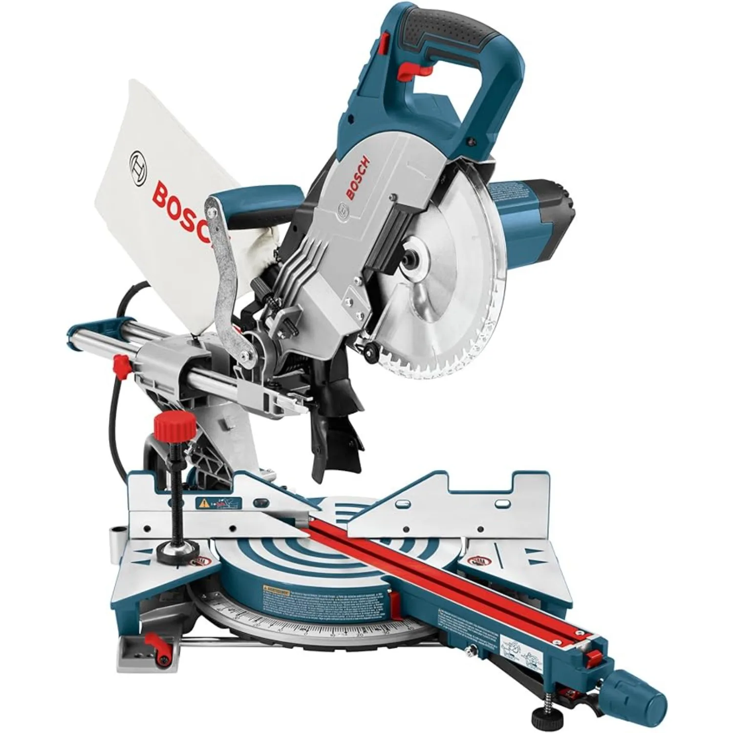 

BOSCH CM8S 8-1/2 Inch Single Bevel Sliding Compound Miter Saw, Blue