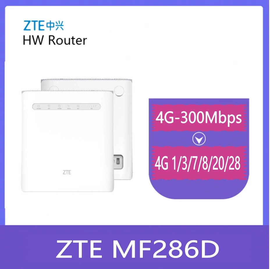 Разблокированный Роутер ZTE MF286 mf286d 4G LTE, Wi-Fi роутер с точкой доступа 4G, со слотом для Sim-карты, 2 антенны pk b525s
Разблокированный Роутер ZTE MF286 mf286d 4G LTE, Wi-Fi роутер с точкой доступа 4G, со слотом для Sim-карты, 2 антенны pk b525s