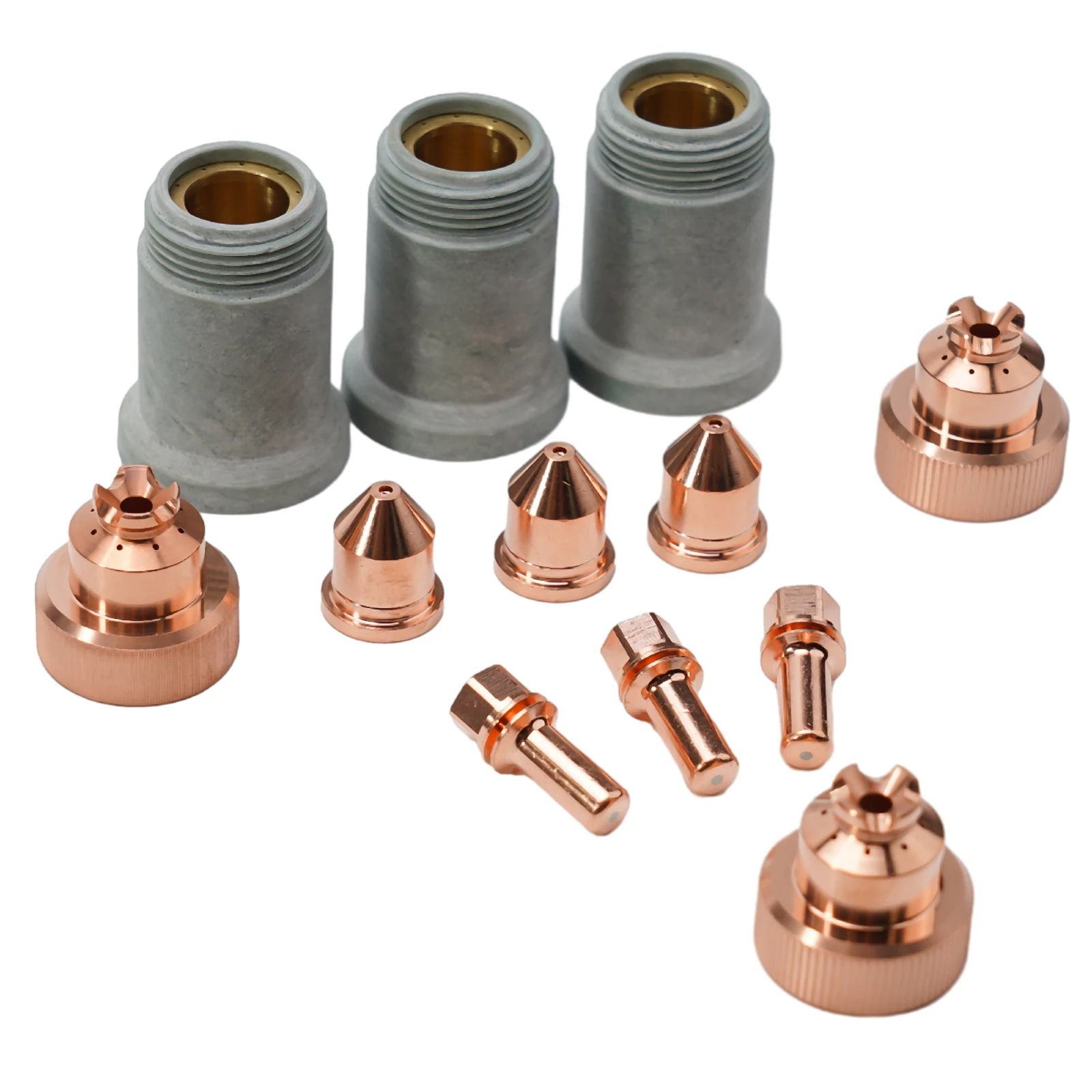 Nozzles Electrodes 12PCS High Quality PT105 Plasma Cutter Protective Cover Tips Torch Electrode Part Professional
Nozzles Electrodes 12PCS High Quality PT105 Plasma Cutter Protective Cover Tips Torch Electrode Part Professional