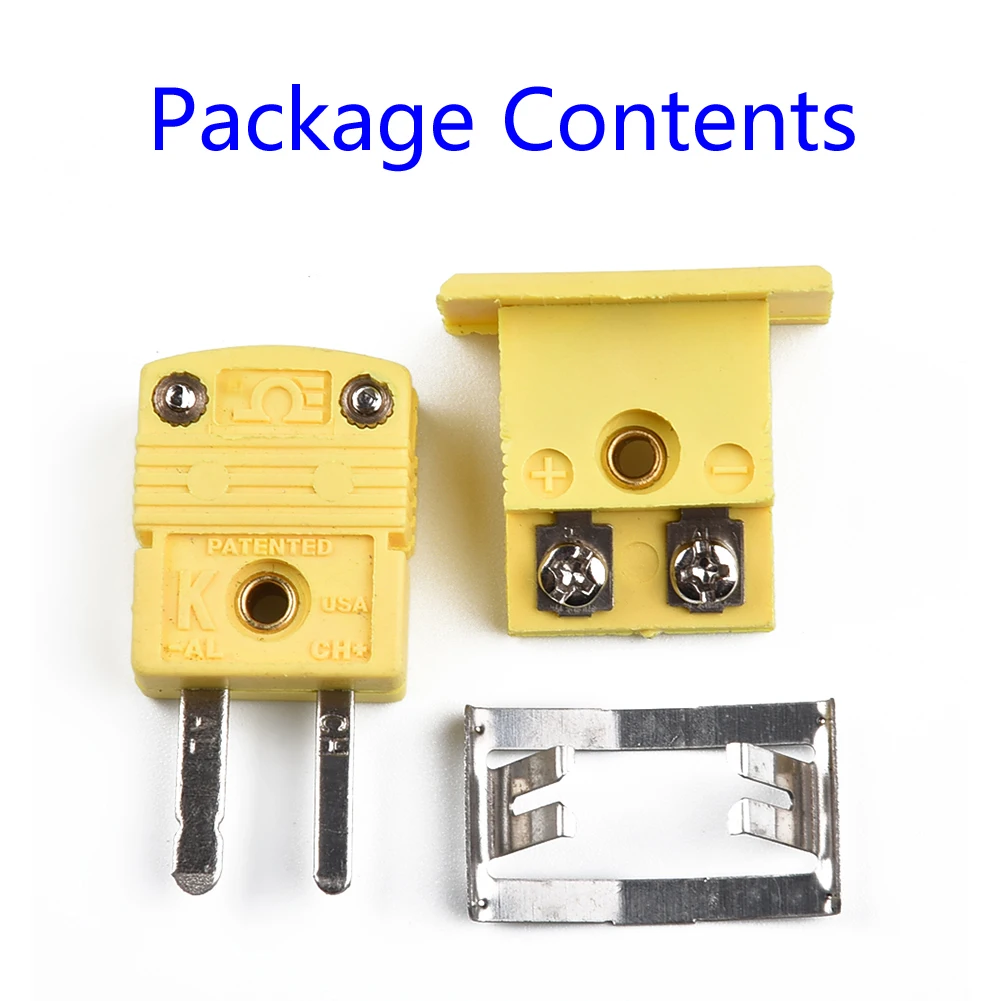Yellow Thermocouple Socket Plug Adaptor Thermometer K-Type Miniature Panel Mount Alloy Connector Nylon Plastic
Yellow Thermocouple Socket Plug Adaptor Thermometer K-Type Miniature Panel Mount Alloy Connector Nylon Plastic