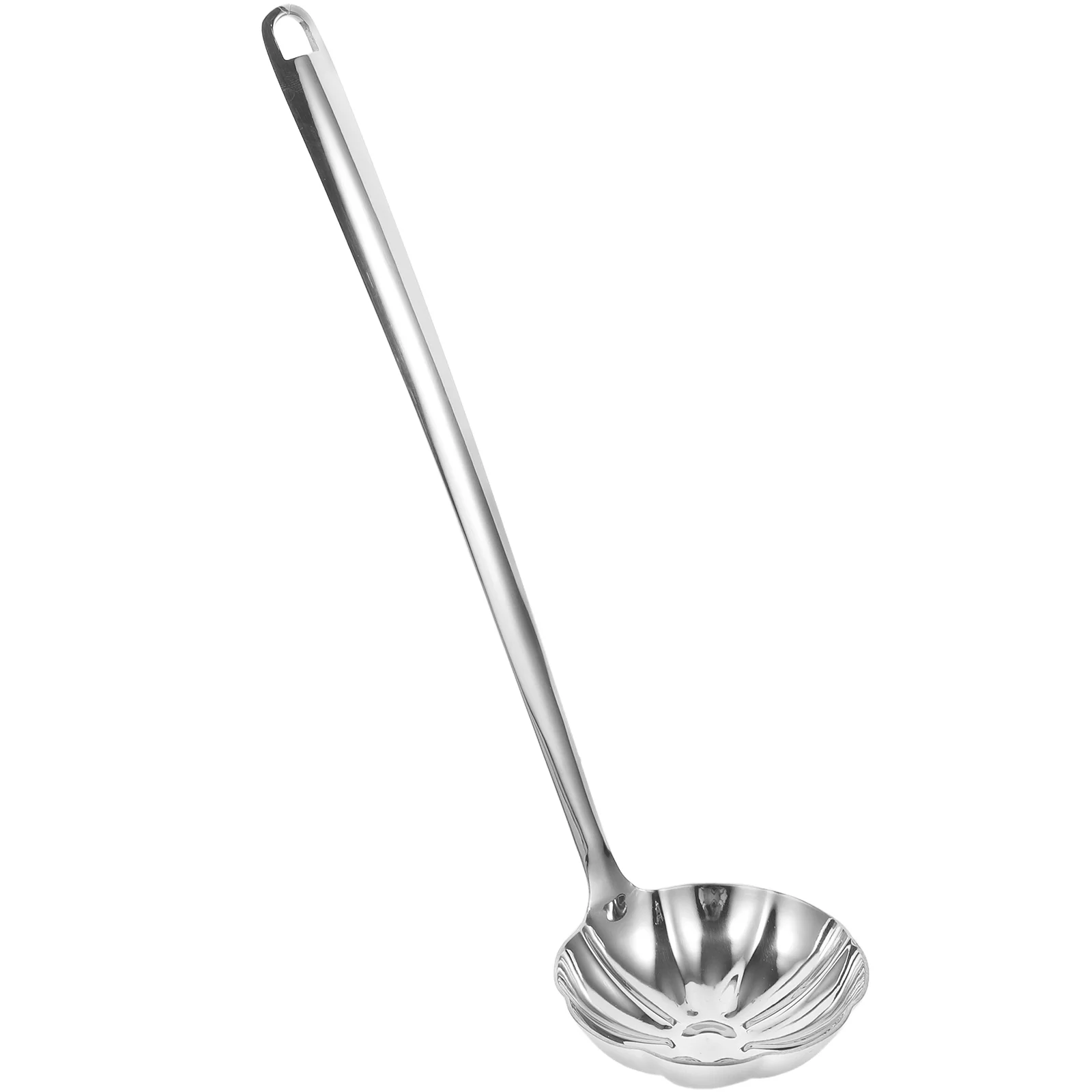 

Soup Spoons Lotus Hot Pot Cooking Oil Strainer Long Handle Stainless Steel Ladle Household Decorative Filter