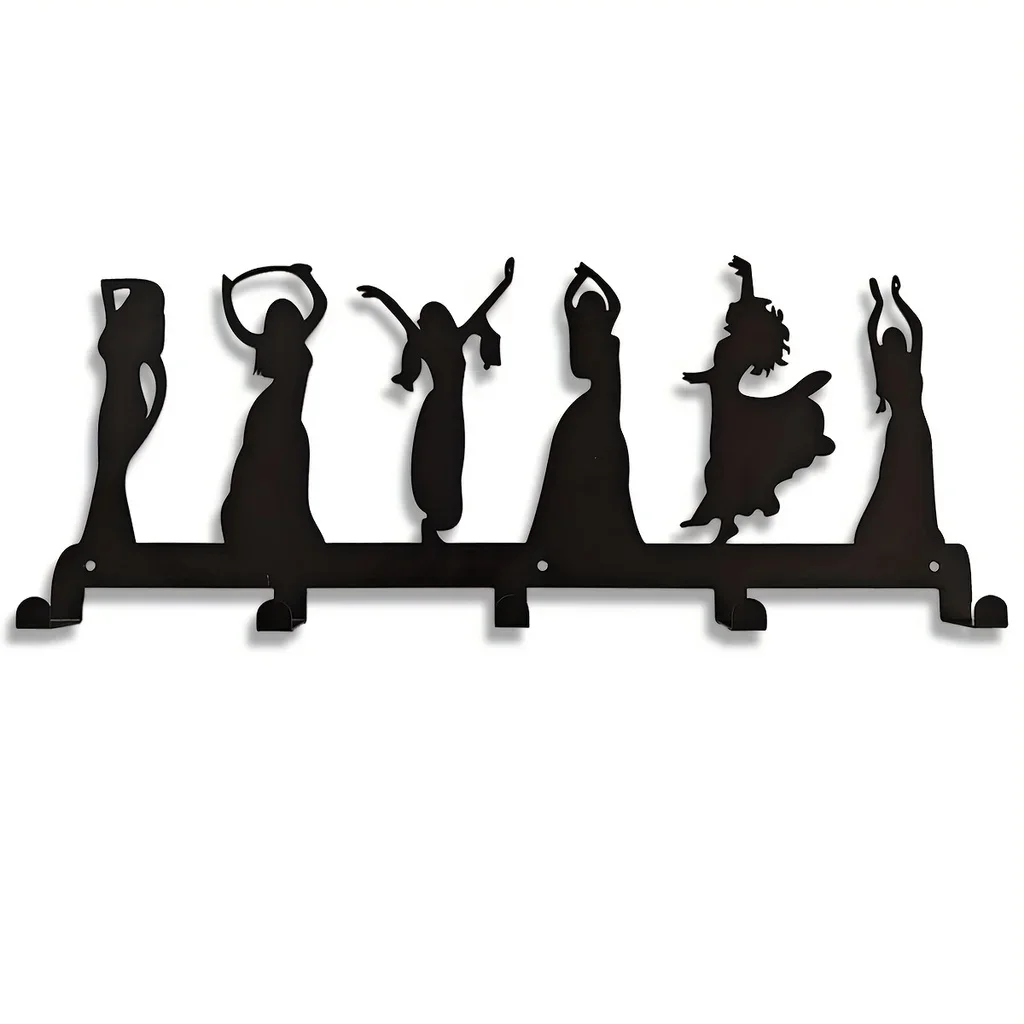 1PC Metal Wall Hanging Storage Rack, Women Dance Metal Coat Rack For Keys, Hats, Wall Mount Hooks
1PC Metal Wall Hanging Storage Rack, Women Dance Metal Coat Rack For Keys, Hats, Wall Mount Hooks