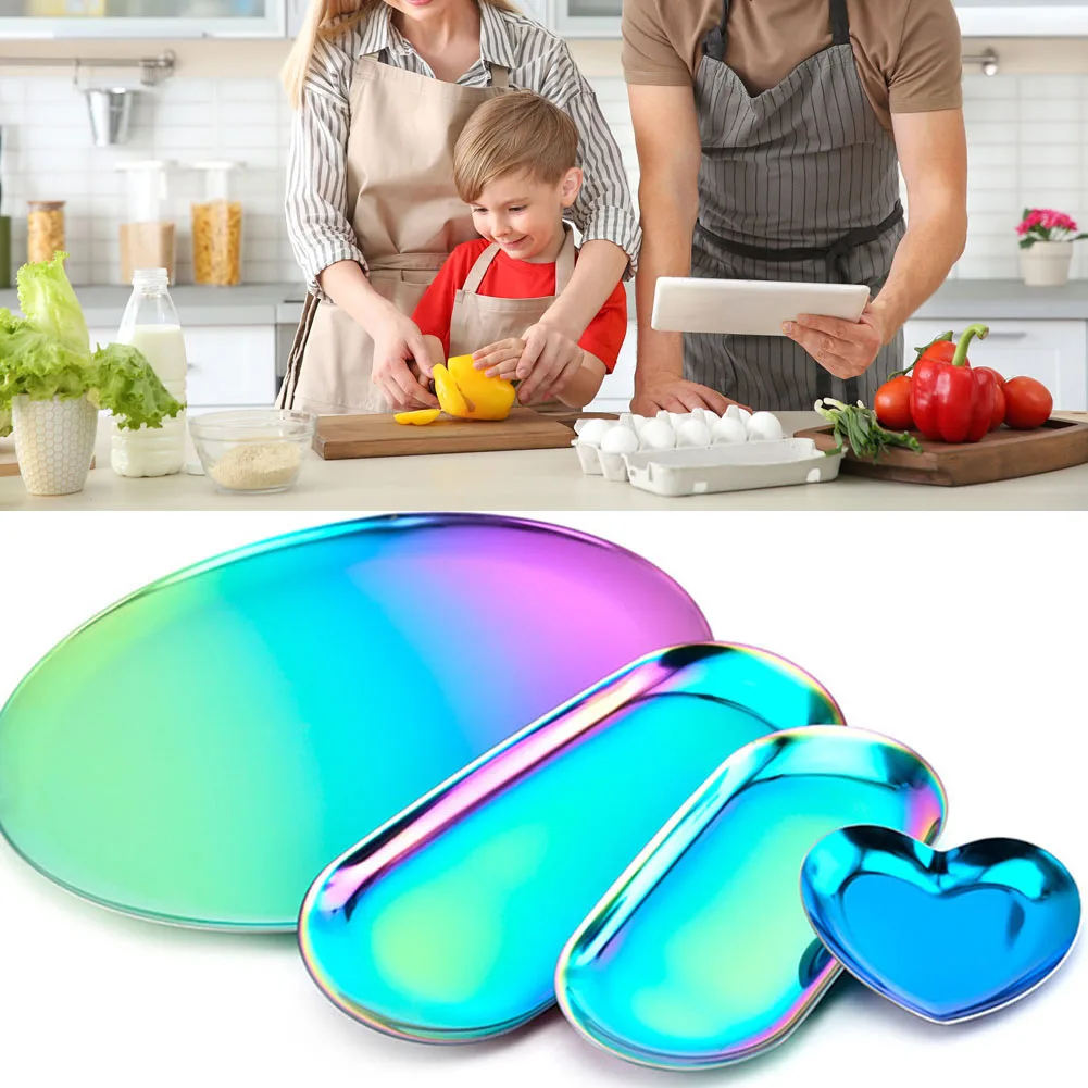 Sushi Dishes Stainless Steel Oval Plates Korean Cuisine Tableware Cake Fruit Dessert Tray Snack Plate Kitchen Organizer
Sushi Dishes Stainless Steel Oval Plates Korean Cuisine Tableware Cake Fruit Dessert Tray Snack Plate Kitchen Organizer