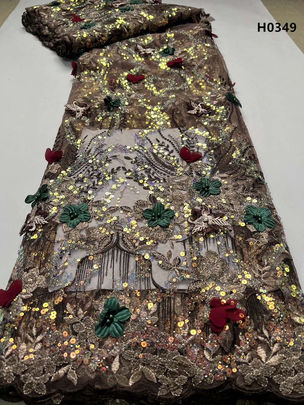 Latest2023 African Nigerian Lace Fabric With Tulle High Quality Sewing Guipure Embroidery Dresses Beads Stone Sequins 5yards
Latest2023 African Nigerian Lace Fabric With Tulle High Quality Sewing Guipure Embroidery Dresses Beads Stone Sequins 5yards