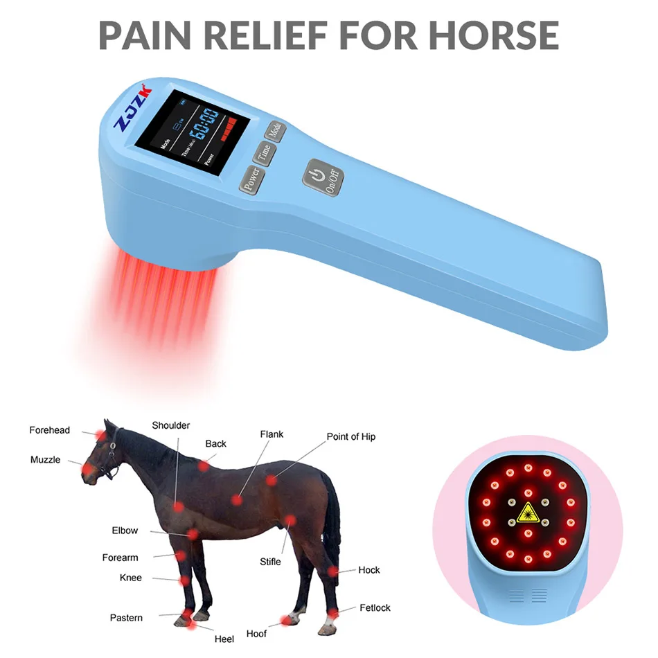 ZJZK Semiconductor Laser Treatment Device 808nm Relief for Knee Arthritis Frozen Shoulder Pet Pain Red Near-infrared Light Lamp
ZJZK Semiconductor Laser Treatment Device 808nm Relief for Knee Arthritis Frozen Shoulder Pet Pain Red Near-infrared Light Lamp