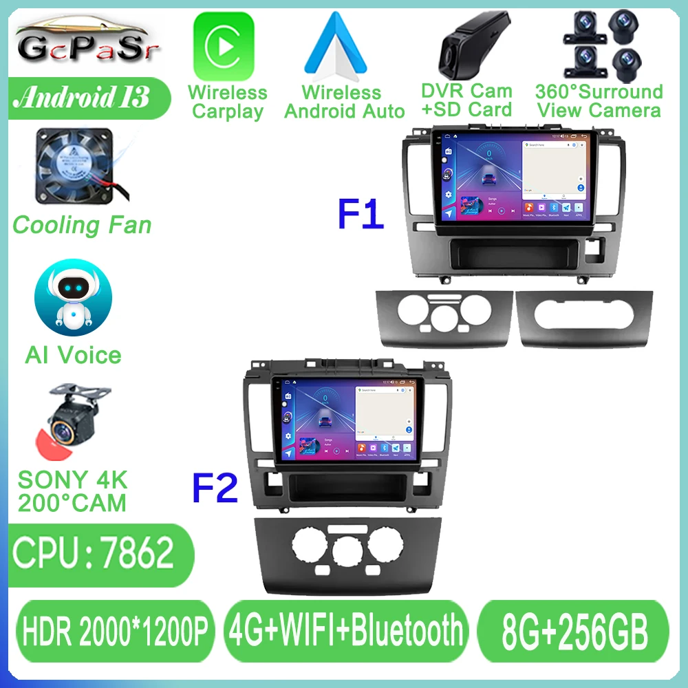 

Car Auto For Nissan Tiida C11 2004 - 2013 BT Android Radio GPS 5G Navigation Multimedia Video Player WIFI Carplay 4G No 2din DVD